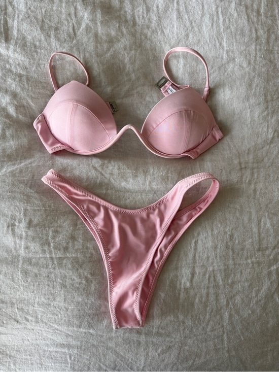 White Fox Boutique Other - White Fox Boutique Pink Bikini Set